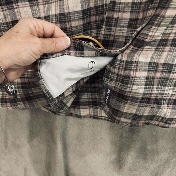 Ariat Rebar Flannel Shirt Womens 2X Plaid Beetle Workwear DuraStretch GAM - Picture 3 of 16